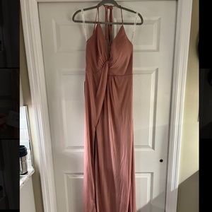 Sammie Azazie Bridesmaid Dress in Dusty Rose size 10